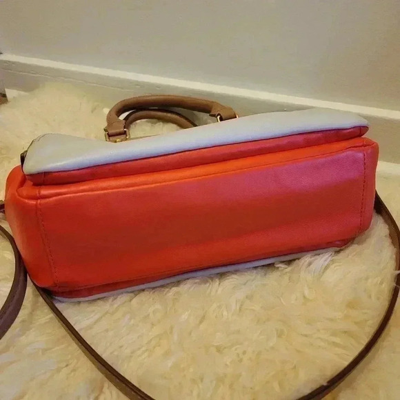 MARC by Marc Jacobs Goodbye Columbus Leather Satchel Crossbody Bag - Picture 4 of 11